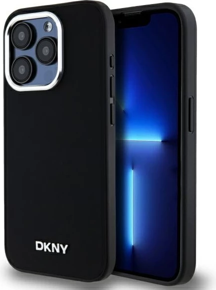 Mbështjellës DKNY për iPhone 15 Pro, MagSafe, i zi