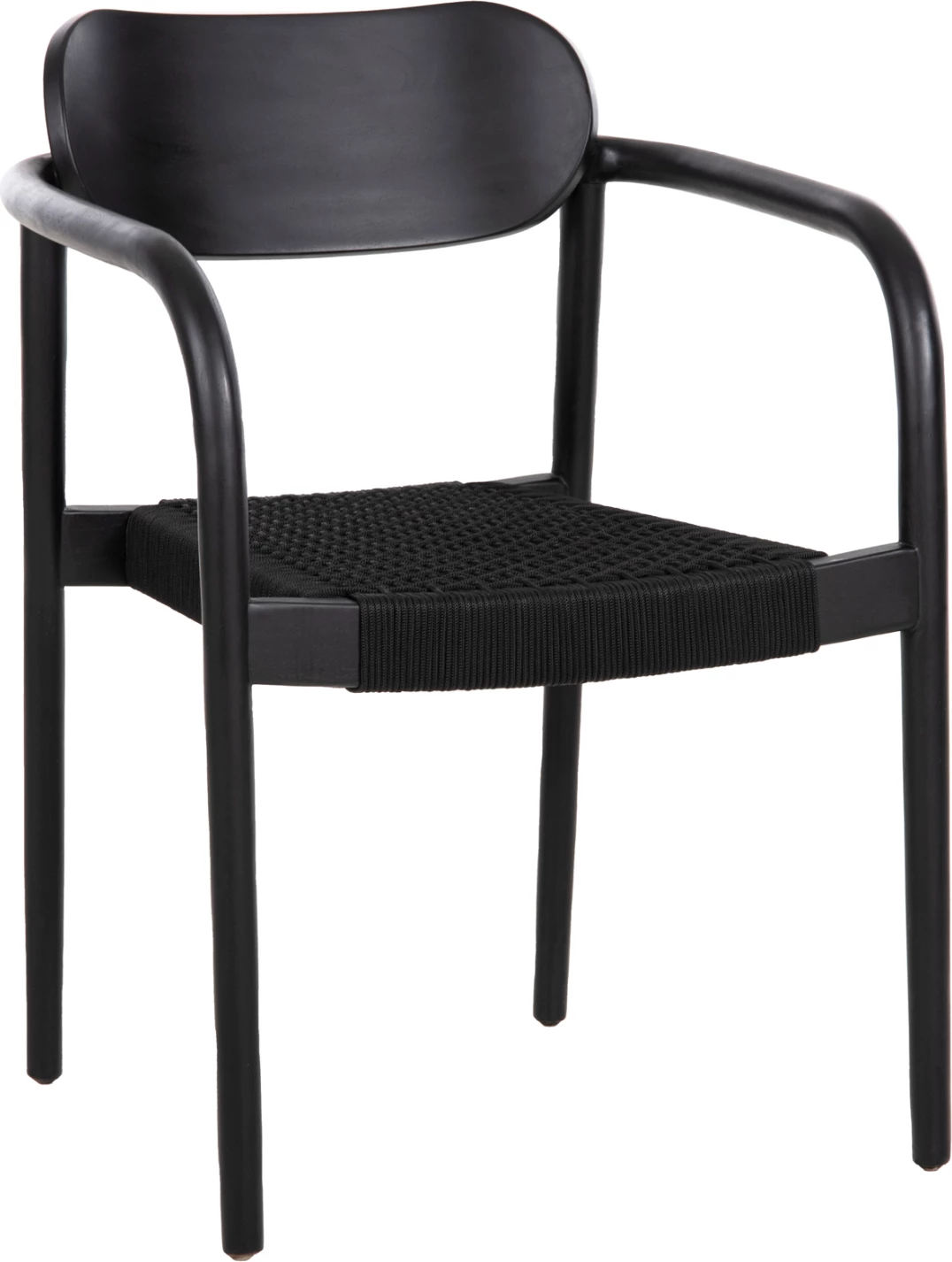 Karrige Oslo FH9636.12 dru tik & litar në të zezë 55x54x80Hcm