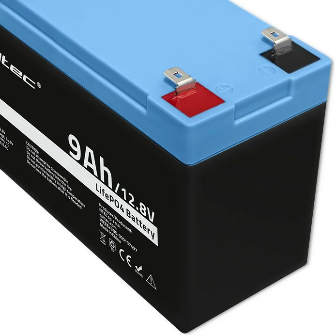 Bateri LiFePO4 Qoltec 53700, 12.8V, 9Ah, me BMS