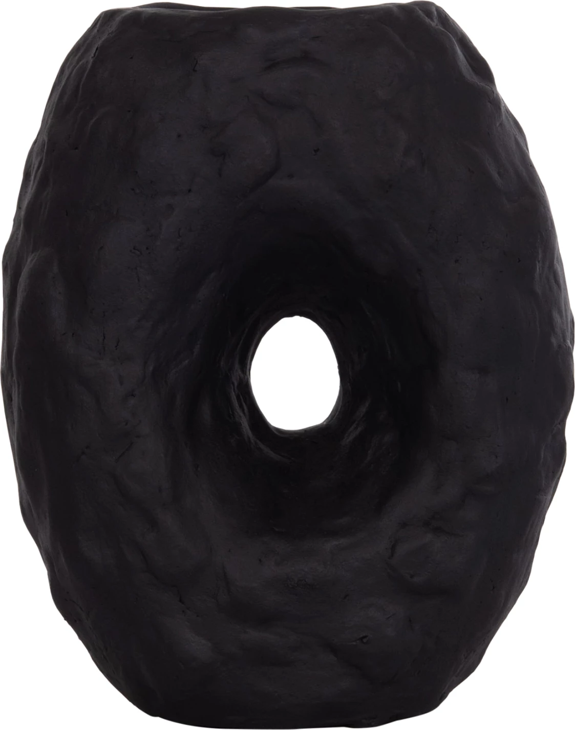 Vazo dekorative tavoline NAMENTIS, terrakotë, ngjyrë e zezë, FH4673.01S, 22x13x28cm