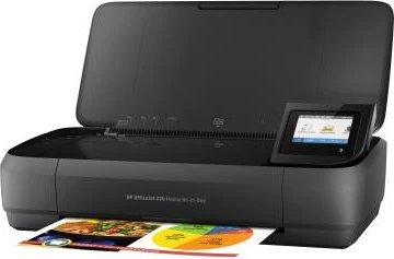 Printer multifunksional HP OfficeJet 250 Mobile CZ992A#BHC, inkjet, AIO portativ me bateri, Wi‑Fi Direct, 6.5–8 ppm