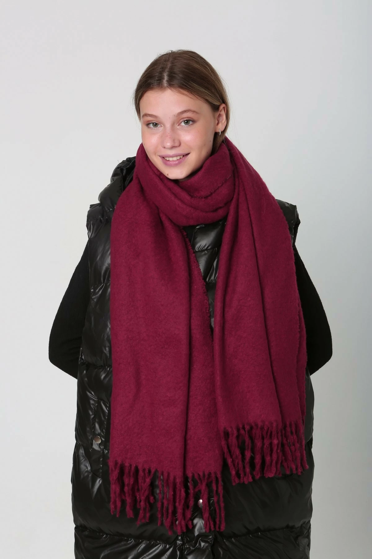 Shall ngjyrë e kuqe Claret, Jumeon, Sal1257