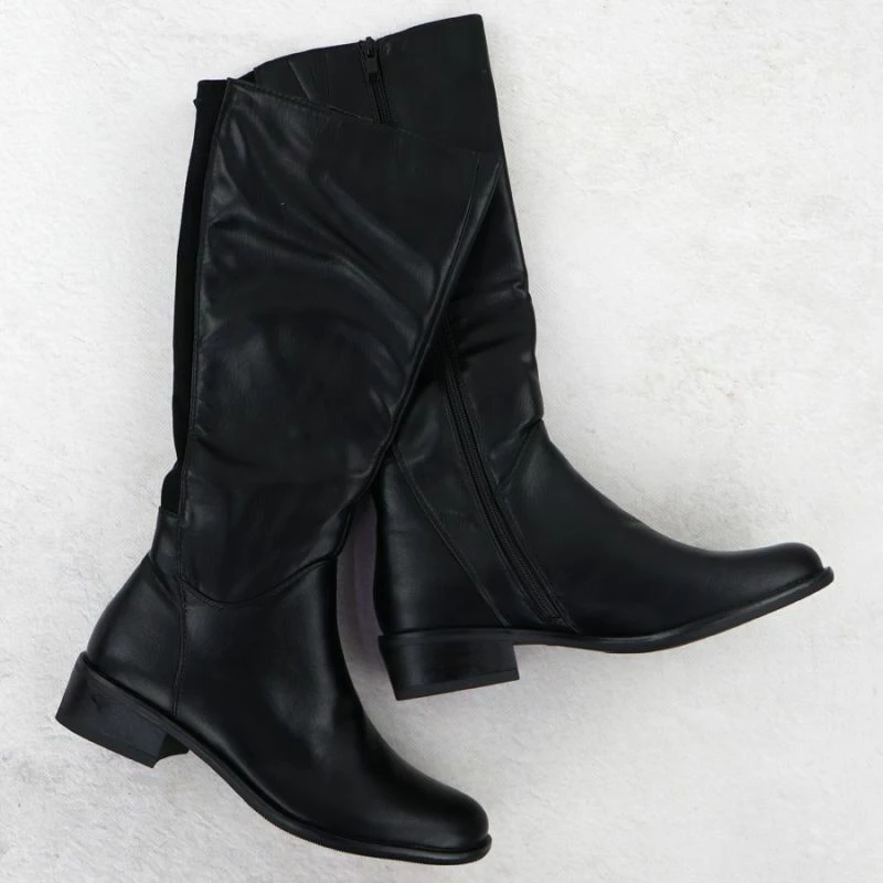 Çizme femra Jezzi ASA198-19, të zeza