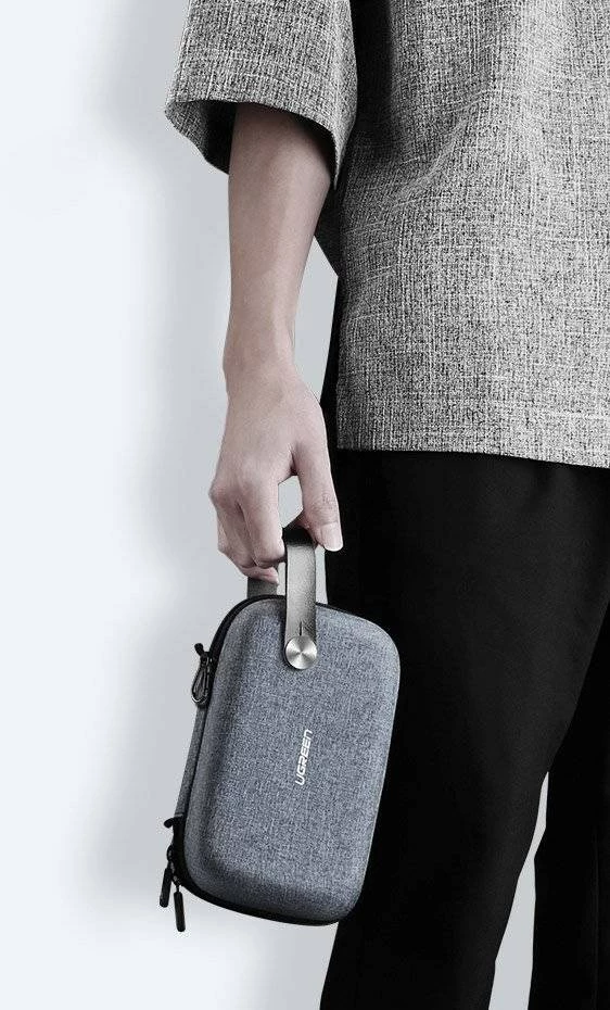 Mbështjellës UGREEN 40707 për hard disk të jashtëm, EVA, i zi