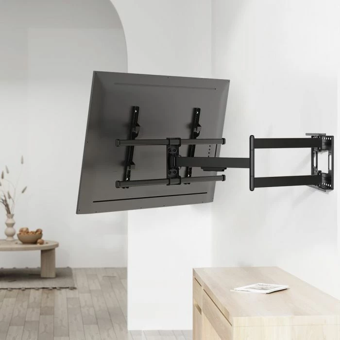 Mbajtëse muri për TV VONHAUS 3000908 Full Motion 40-80" deri 50 kg, e zezë