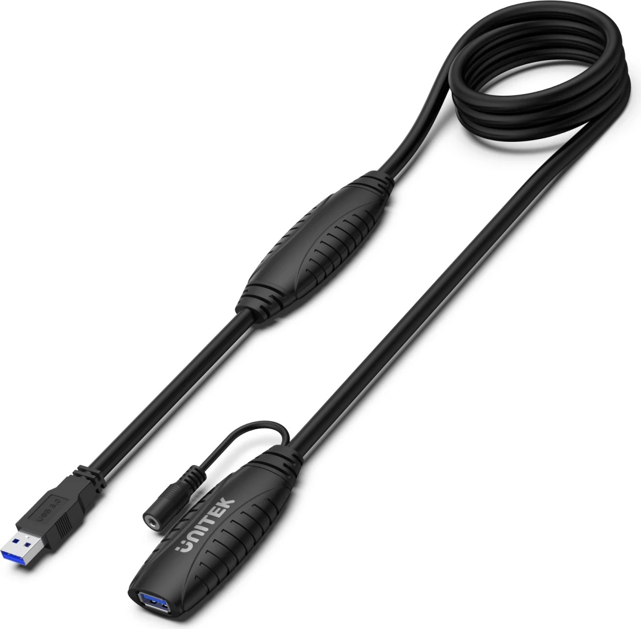 Kabllo USB Unitek, 15m, e zezë 
