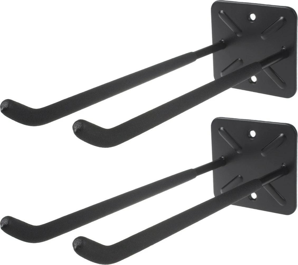 Set 2 mbajtës muri Maclean MC-436, 31.5 cm, 70 kg, zi