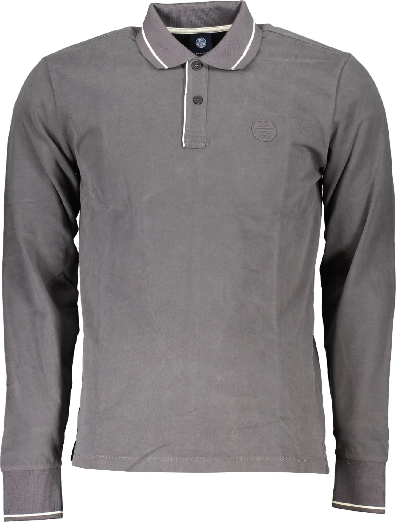 Maicë polo me mëngë të gjata NORTH SAILS meshkuj, gri