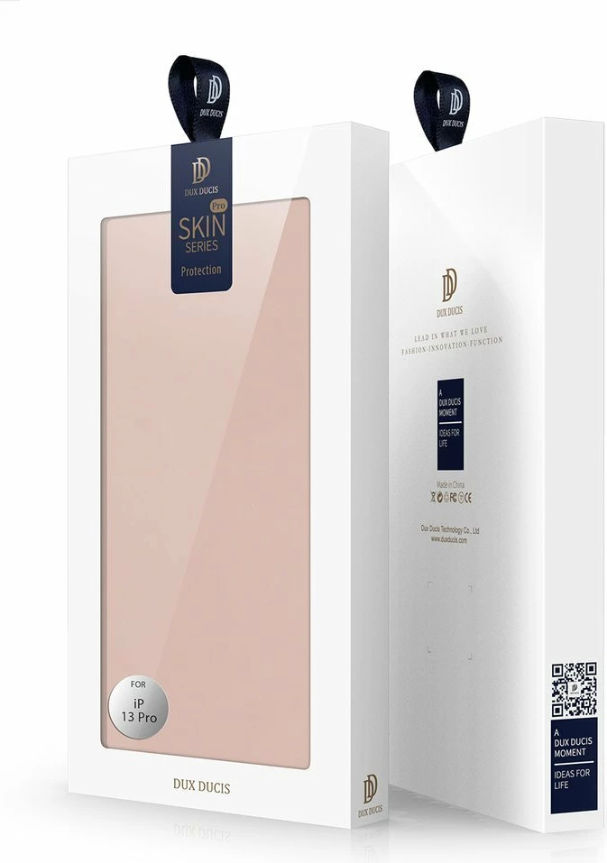 Mbështjellës Dux Ducis Skin Pro Bookcase për iPhone 13 Pro, rozë