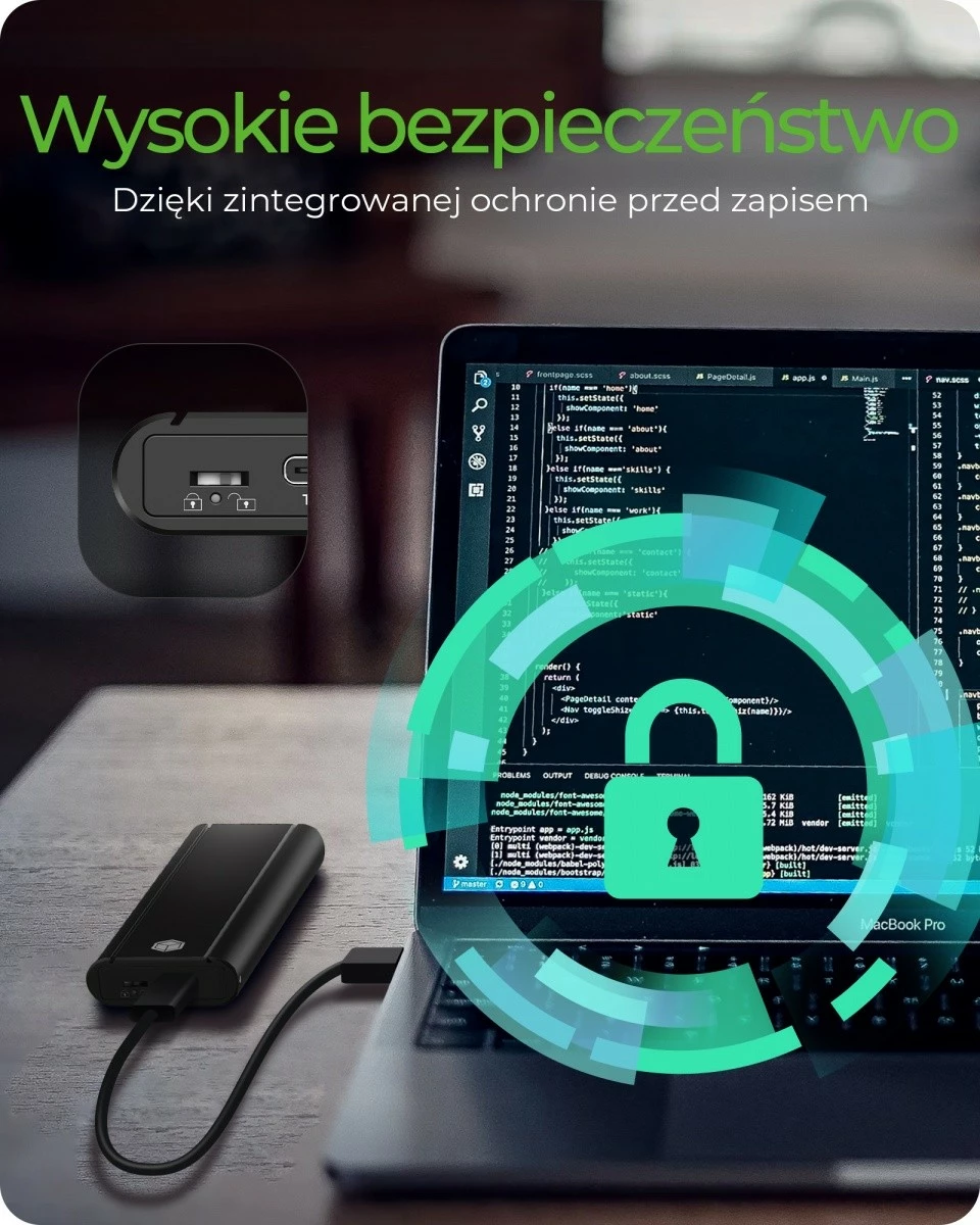 Kasë IcyBox IB-1807MT-C31 për SSD M.2 NVMe, USB 3.2 Gen2, Alumini, E zezë