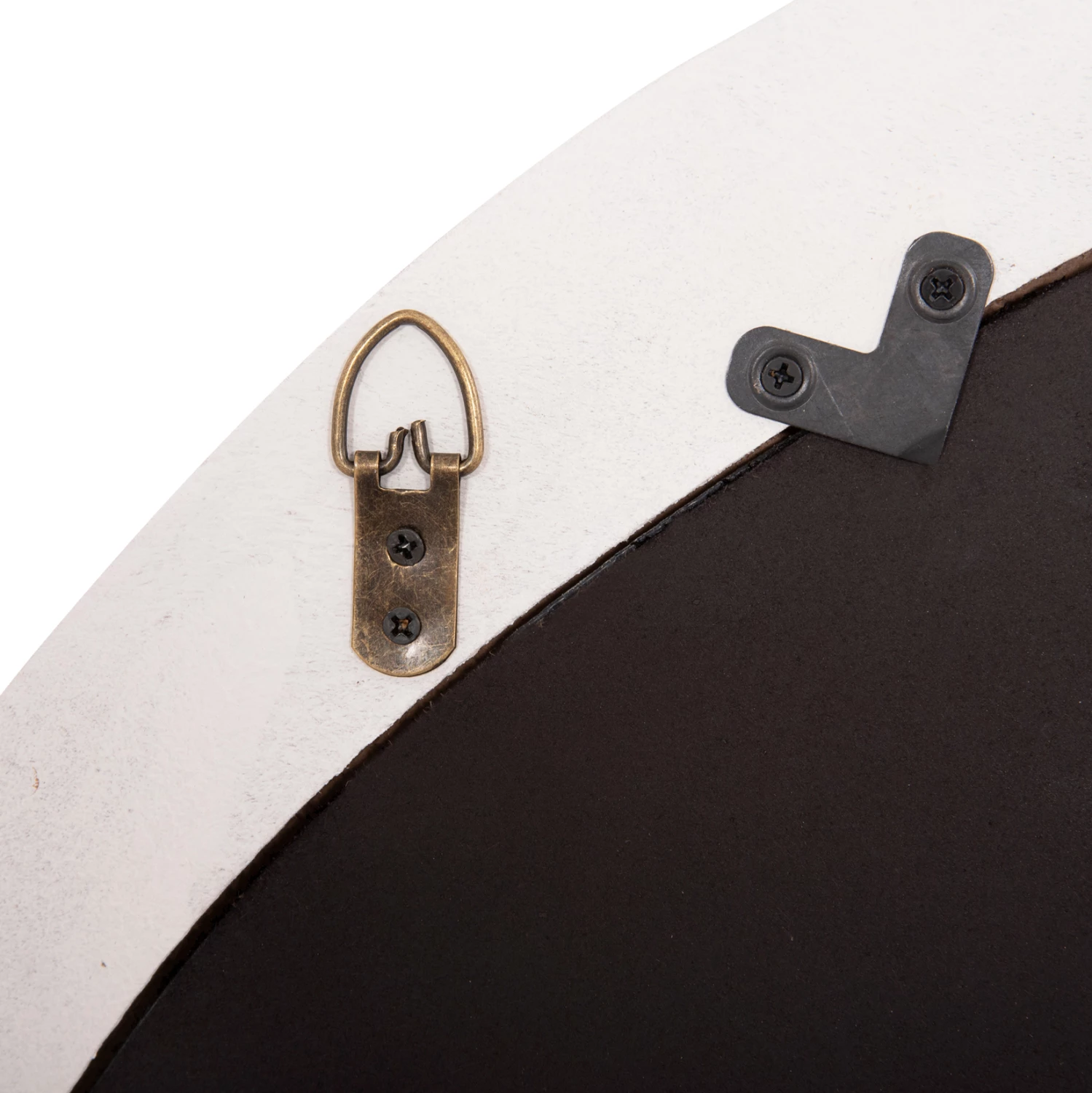 Pasqyrë muri ovale seria Santorini FH4513 MDF ngjyrë e bardhë 90x3,2x60Hcm.