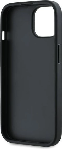 Mbështjellës Karl Lagerfeld Diagonal Quilted Script për iPhone 15 Plus / 14 Plus, e zezë