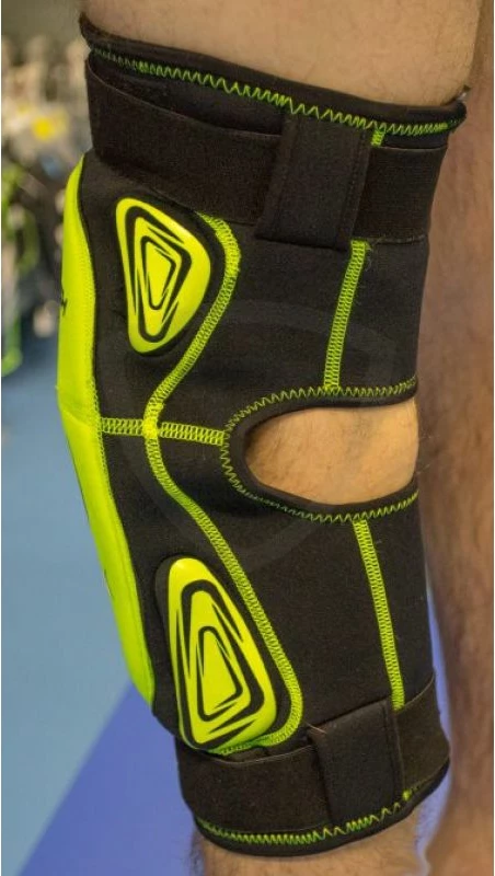 Mbështetëse gjuri për sport Tempish, unisex, të zeza