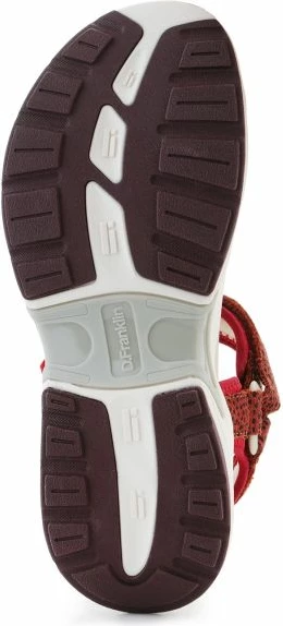 Atlete sandale për femra D.Franklin, të kuqe