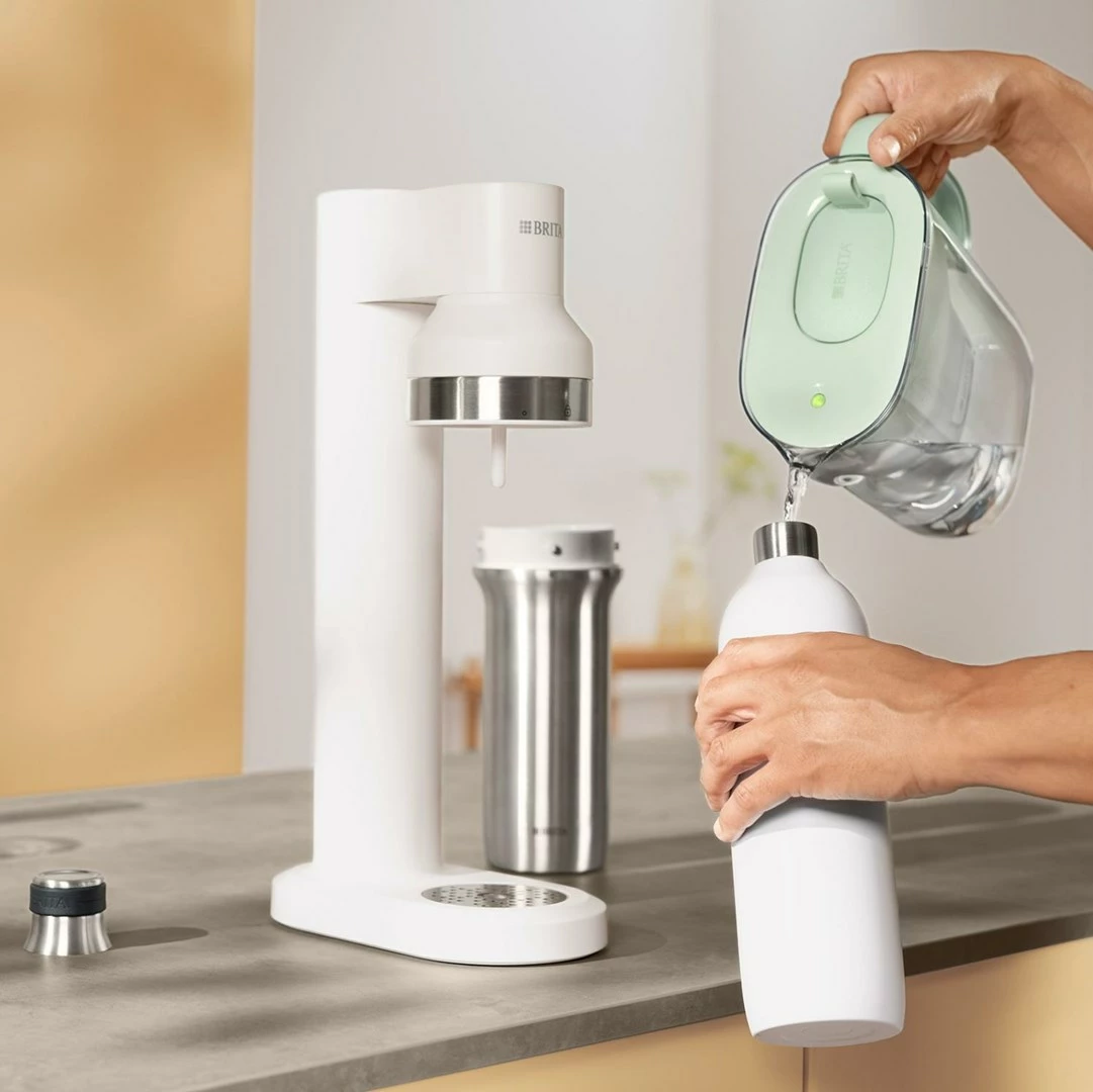 Shishe karbonizimi BRITA 1046735, Inoks