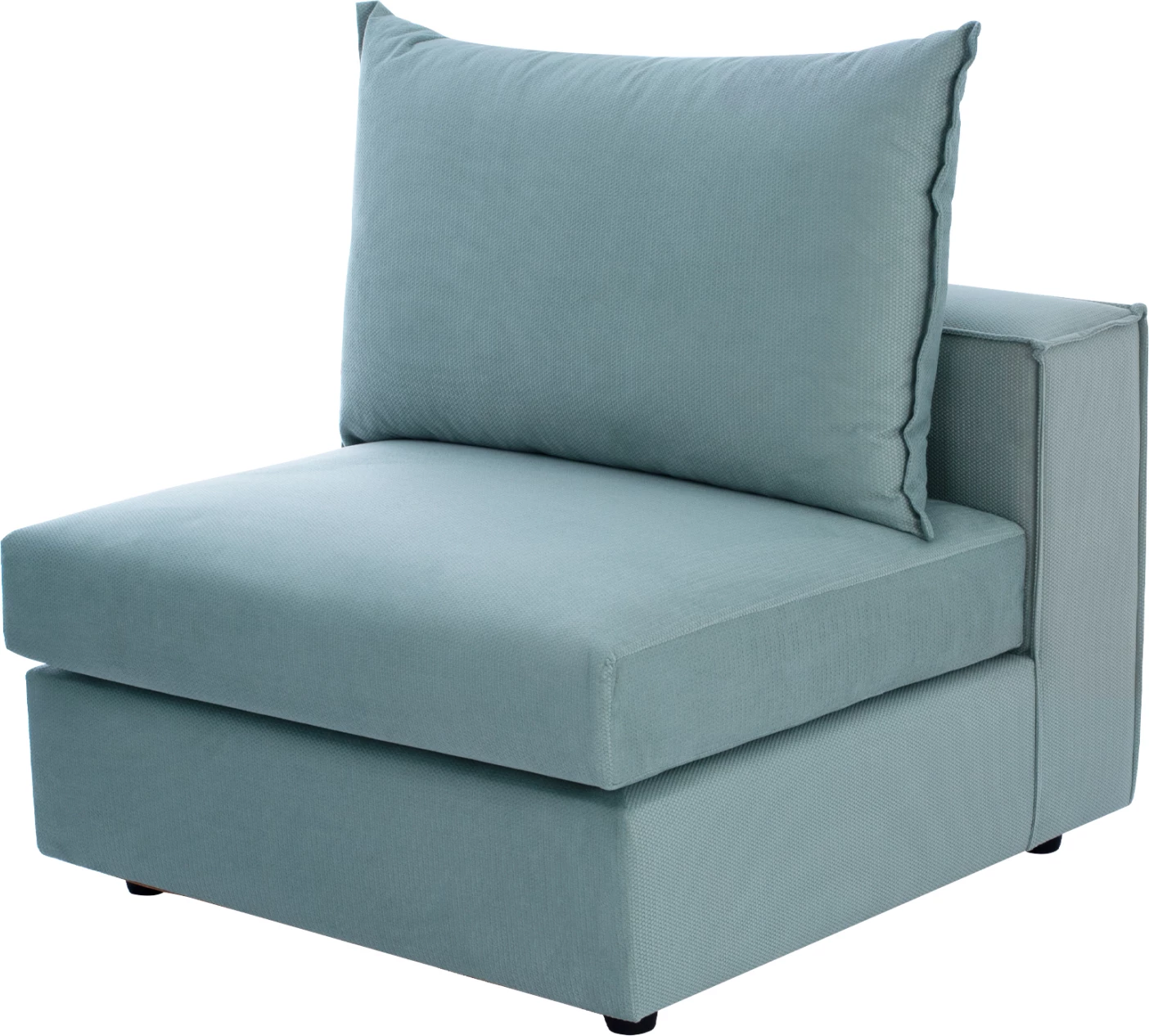 Divan qoshe MONZA, i ndërrueshëm, 3 pjesë, jeshil fistik, rezistent ndaj njollave, i papërshkueshëm nga uji