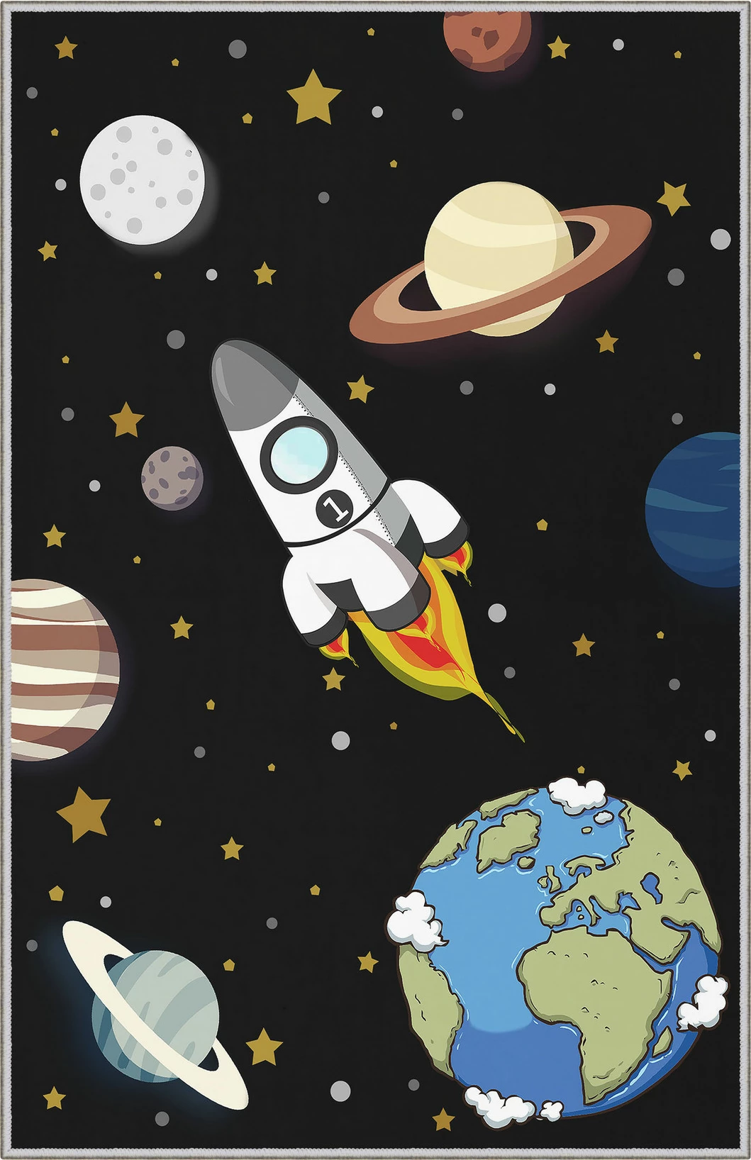 Qilim për korridor, shumëngjyrësh, 80x200cm, Conceptum Hypnose, WOOKECE049