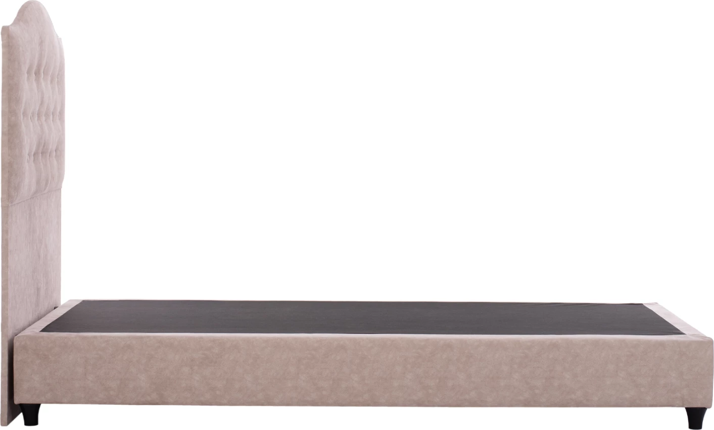 Krevat MALENA, pëlhurë lloj nubuck, 120x200