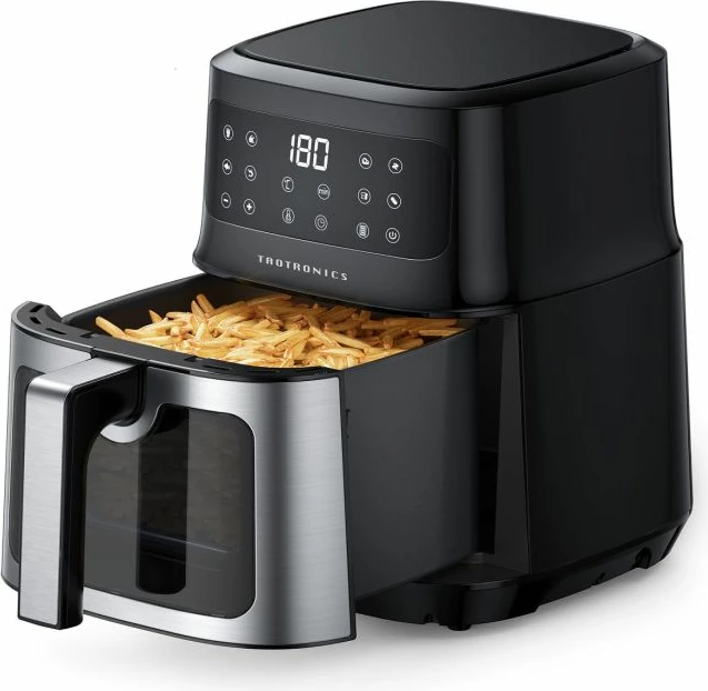 Fritezë me ajër TaoTronics TT-AF011 5L 1200W, e zezë/argjend