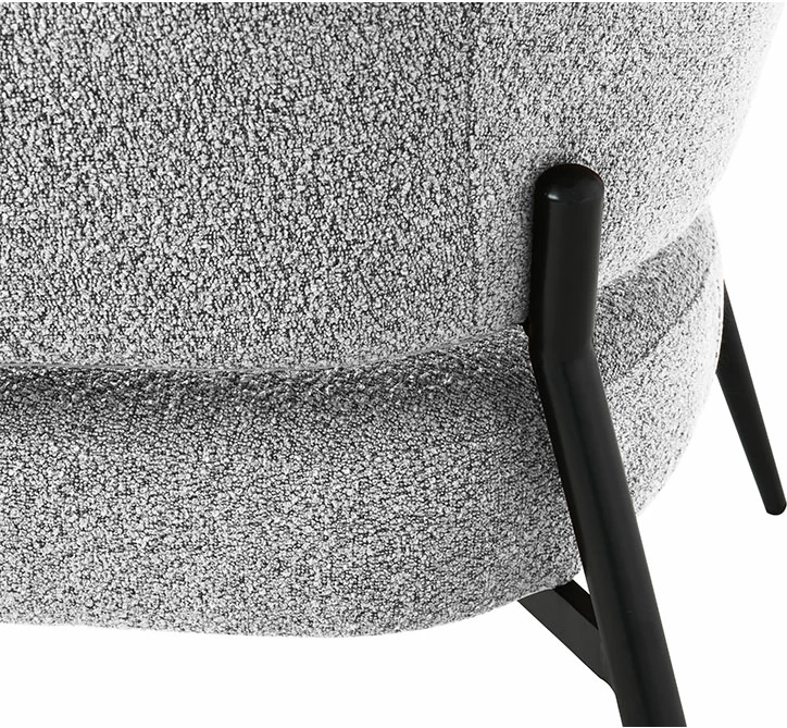 Fotelje Moritz, ngjyrë gri, 73x72x75 cm