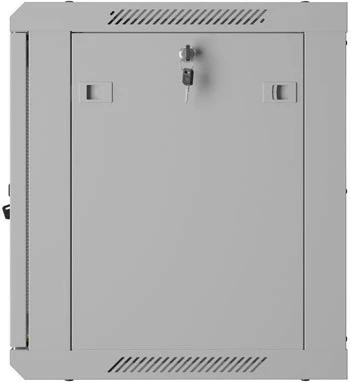 Kabinet rack muri 19", Lanberg WF01-6409-23S, 9U, 600x450 mm, derë e perforuar, Flat Pack, gri RAL 7035