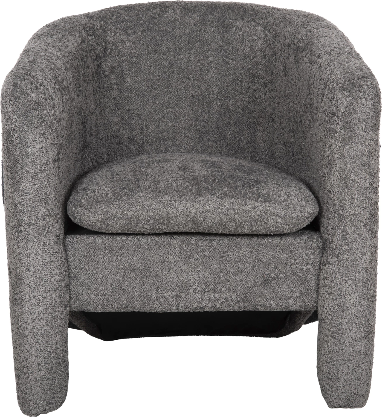 Karrige DOPER FH9590.01, pëlhurë boucle, gri-antracit blu, 68x72x76H cm