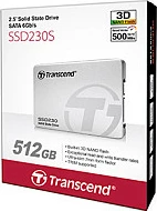 SSD Transcend SSD230S 512GB, 2.5 inch, SATA III, argjend