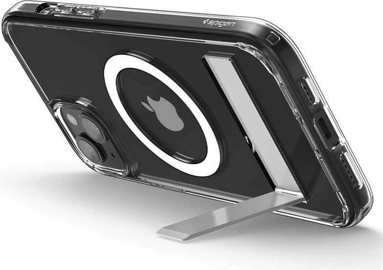 Mbështjellës Spigen Ultra Hybrid S MagSafe për iPhone 15 Plus, Transparent