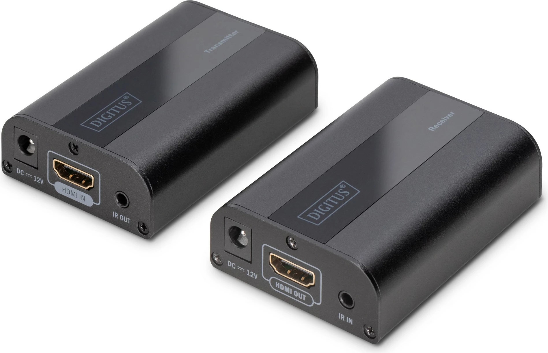 Set transmetues & pranues HDMI Digitus 4K, 70m, Cat6/Cat7, i zi