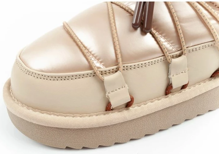 Çizme dimri për femra D.Franklin, të arta