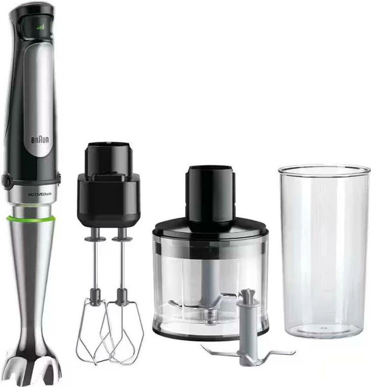 Blender dore, Braun, MQ7035BI, 1000 W, gotë 600 ml, grirës 500 ml, e zezë