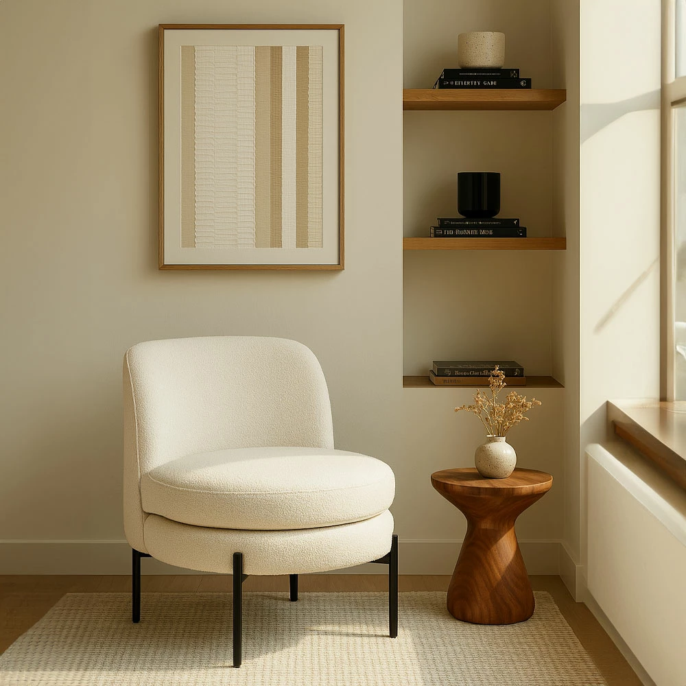 Fotelje CESTA, krem, 71.5x72x71.5