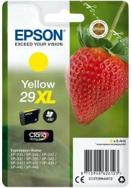 Kasetë boje, Epson, 29XL C13T29944012, XL kapacitet, e verdhë