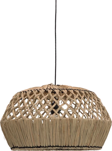 Llambë tavani Fose Inart, ngjyrë natyrale, D50x27cm