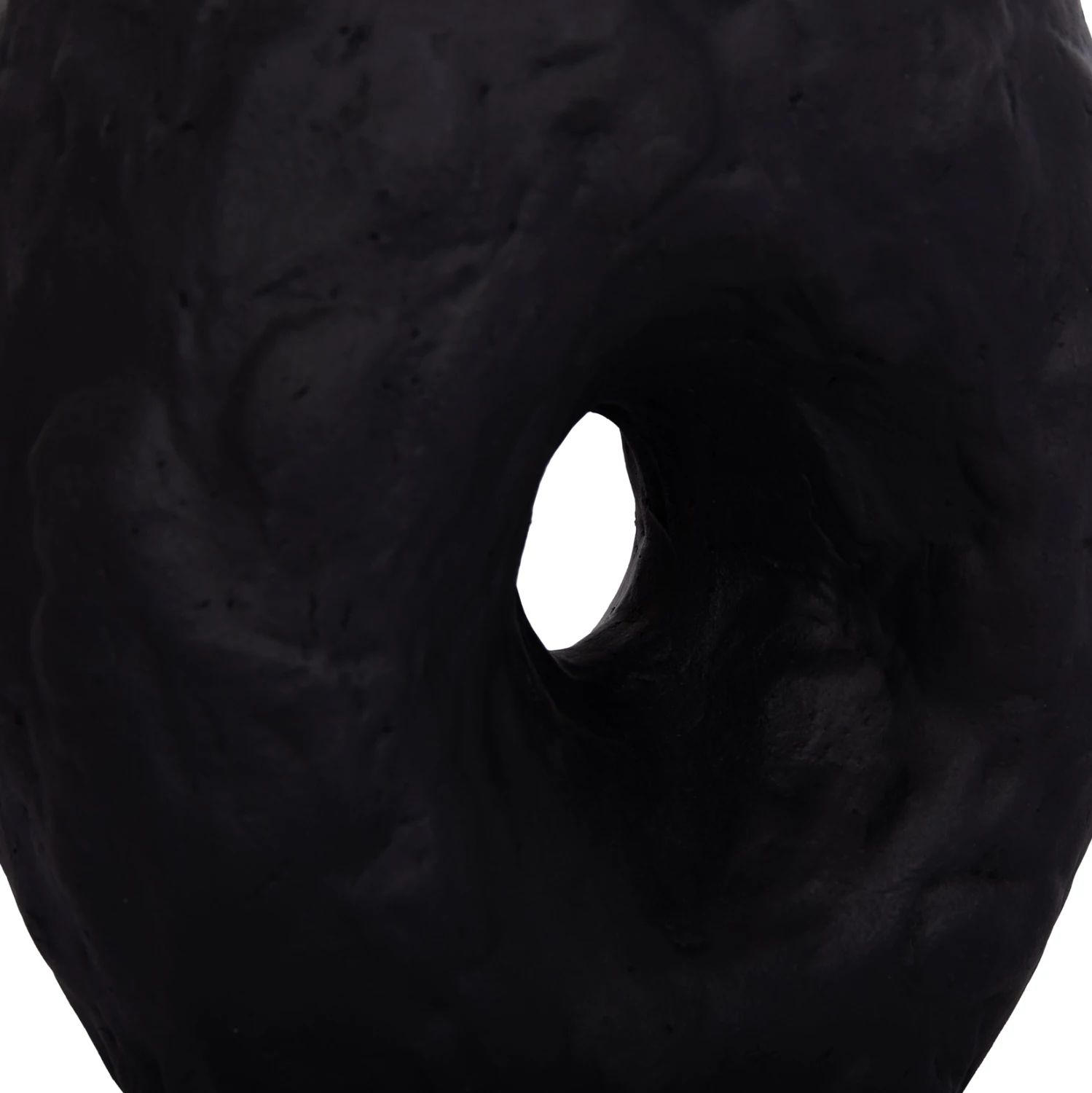 Vazo dekorative tavoline NAMENTIS, terrakotë, ngjyrë e zezë, FH4673.01S, 22x13x28cm