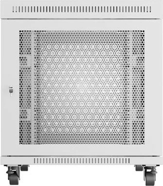 Kasë rack LANBERG 19 inch 15U 800x1000mm, ngjyrë hiri, derë perforuese LCD