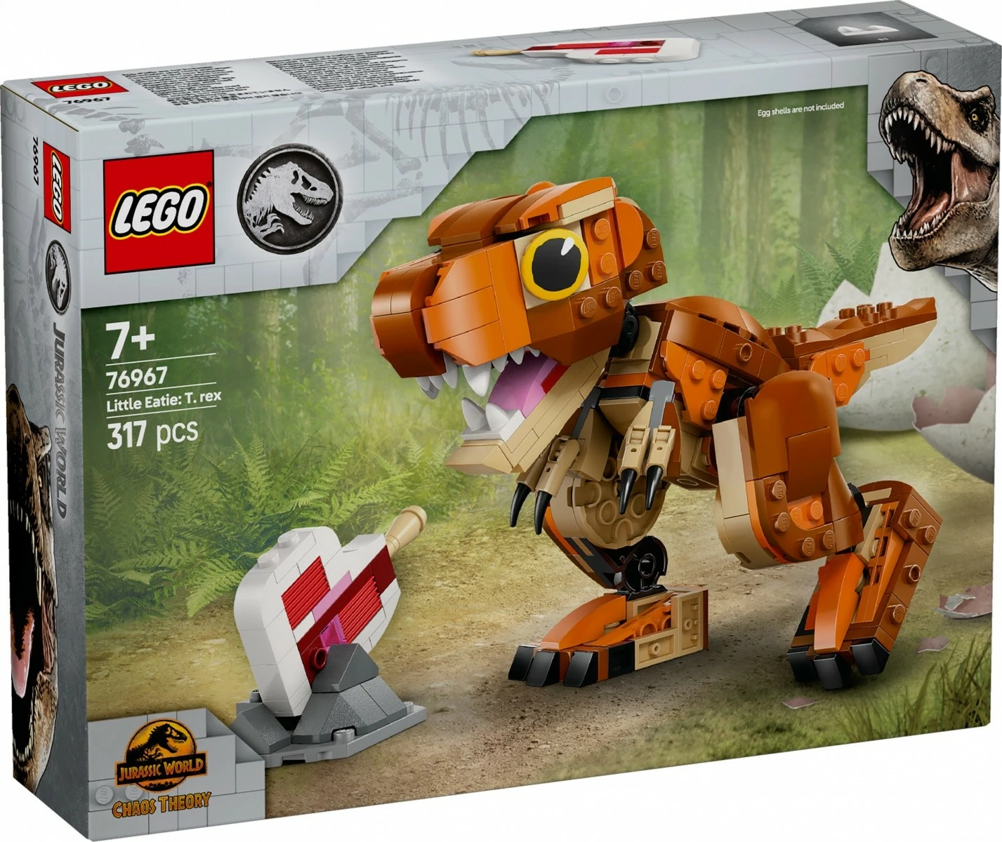 Set ndërtimi LEGO Jurassic World 76967, T-Rex i vogël, 317 pjesë