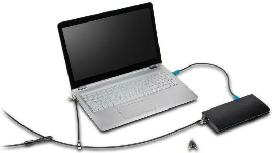 Kabllo sigurie për laptop Kensington MicroSaver 2.0 Twin K65048WW 2.4 m, e zezë