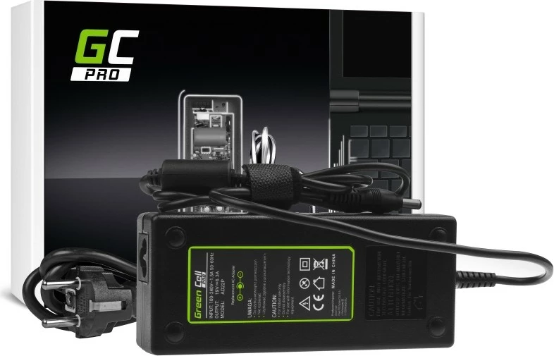 Adapter rryme Green Cell PRO AD22P, 19V 6.3A 120W, për Asus G56, i zi