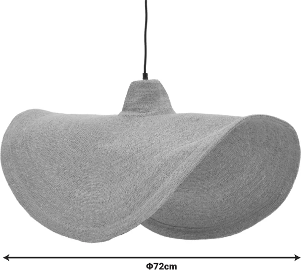 Llambë tavani Acfen Inart, ngjyrë natyrale, D72x6cm