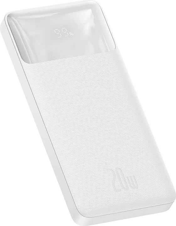 Powerbank Baseus Bipow 10000mAh, 20W, e bardhë