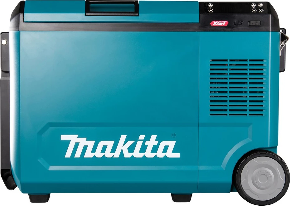 Kuti termike Makita CW004GZ 40V, portative, LED display, me rrota, zi/kaltër