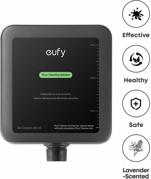 Solucion për pastrim dyshemeje eufy T291HA11 për Robot Vacuum Omni E25, 600 ml