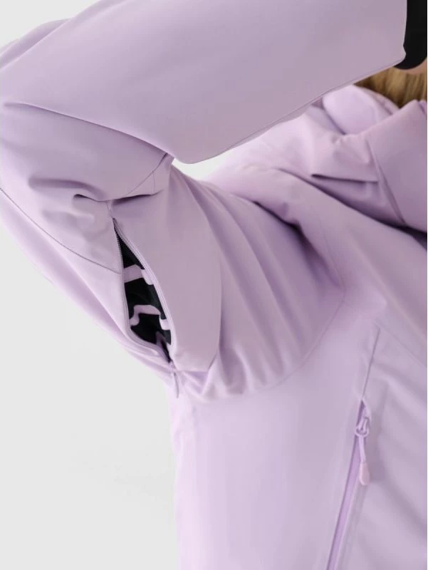 Jakne skijimi për femra 4f, e zezë