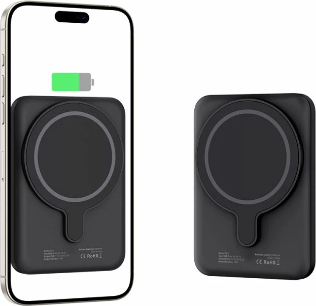 Powerbank Tech-Protect LifeMag PB10, 5000mAh, MagSafe, USB-C, e zezë