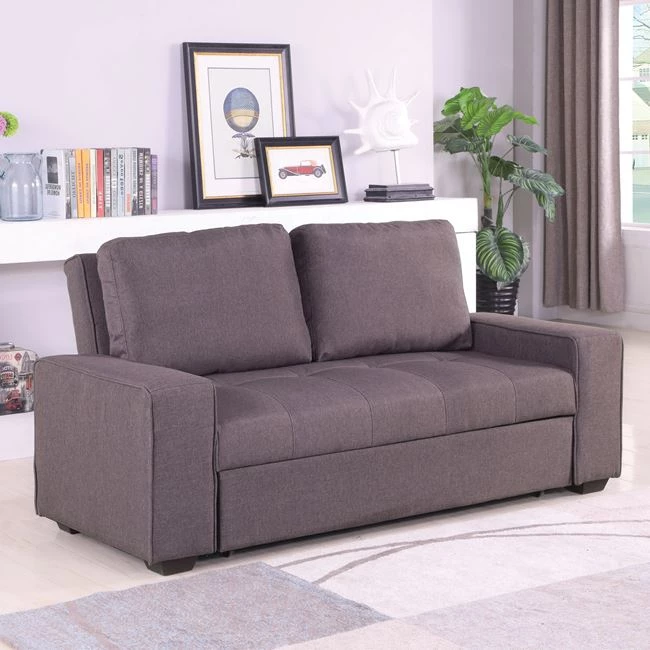 Divan/Shtrat Kanna 2 vendësh FH3082.01 me pëlhurë kafe 176x102x91 cm