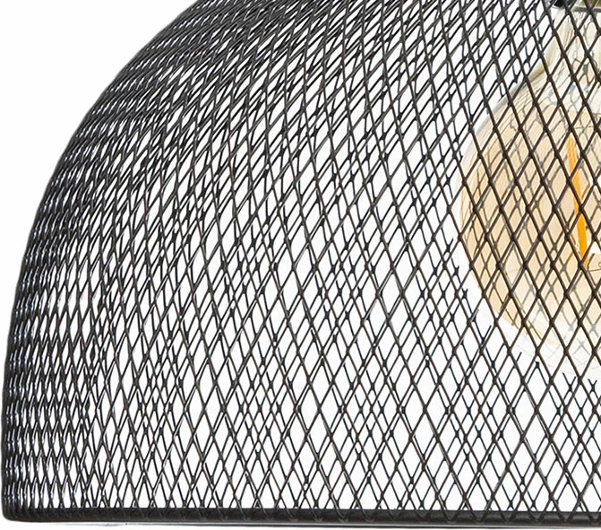 Dritë tavani Sam, e zezë, D30x22,5cm