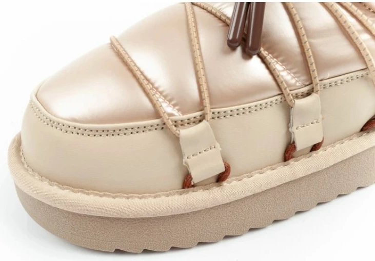 Çizme dimri për femra D.Franklin, të arta