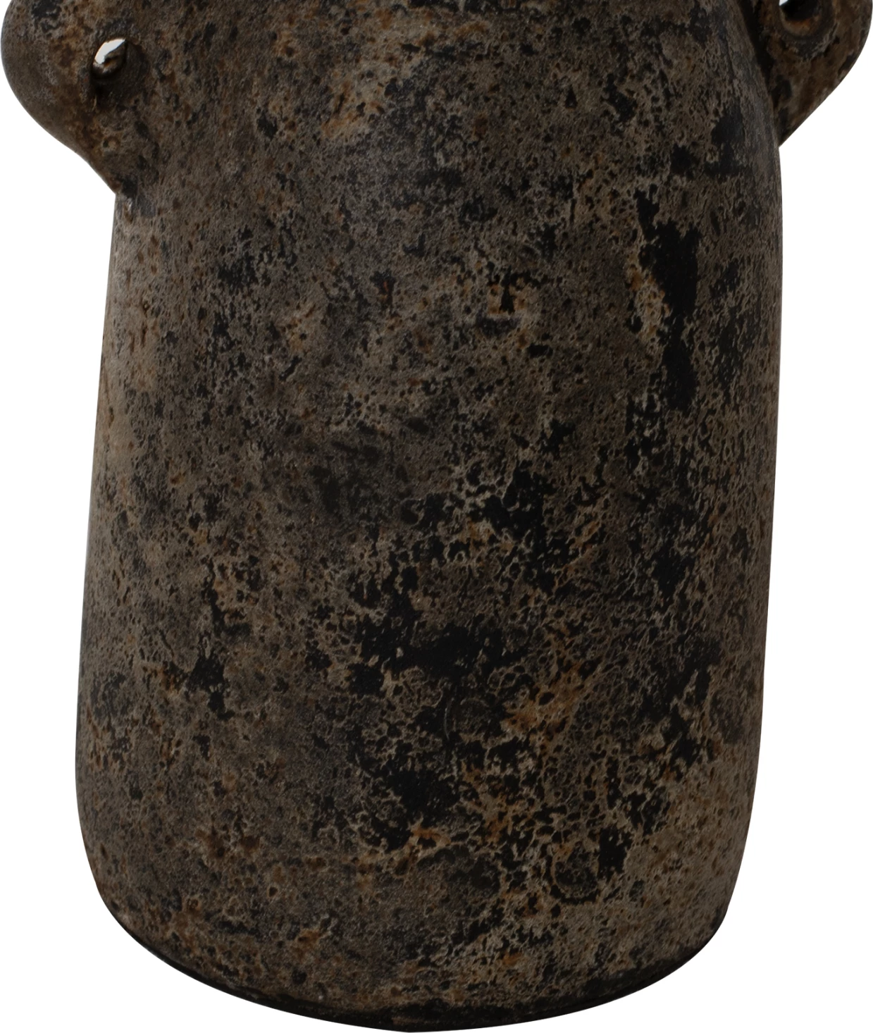 Vazo dekorative 3 copë, gri antike, terrakota, FH7710