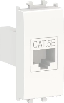 Prizë për UTP, RJ45, CAT5, 1M, e bardhë, seria Easy Styl - Schneider